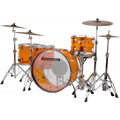 LUDWIG DRUMS L8264Lx47 - Vistalite - Led Zep 26"/5Pcs - Ambre