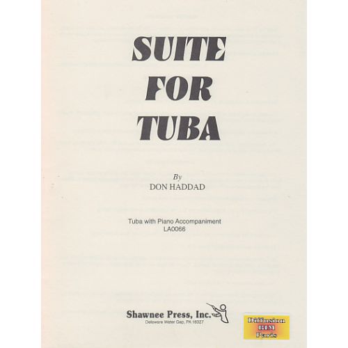 Haddad Don - Suite For Tuba - Tuba & Piano
