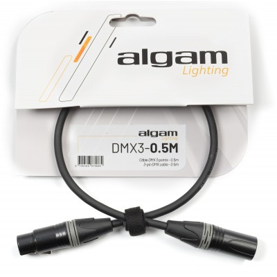 ALGAM LIGHTING Câble DMX 3 points - 0,5M