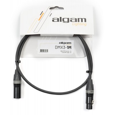 ALGAM LIGHTING DMX cable 3-pin - 1M