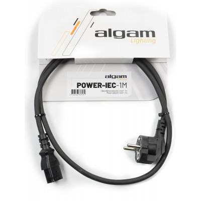ALGAM LIGHTING IEC power cable - 1M