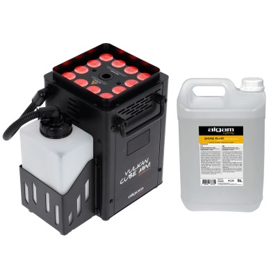 Vulkan Cube Mini + Snel verdampende rookvloeistof 5 l