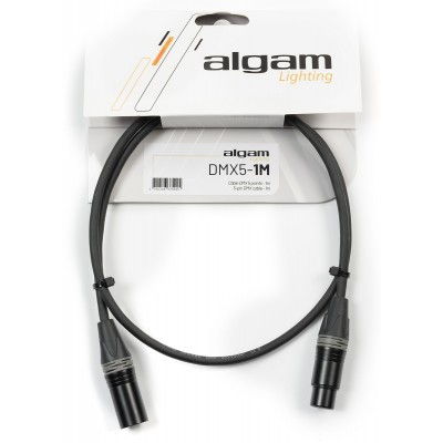ALGAM LIGHTING DMX 5-pin cable - 1M