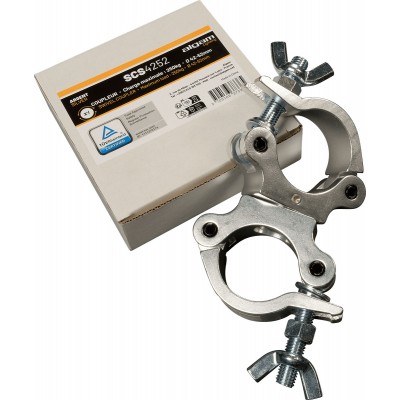 ALGAM LIGHTING COUPLER 42-52MM 250KG SILVER