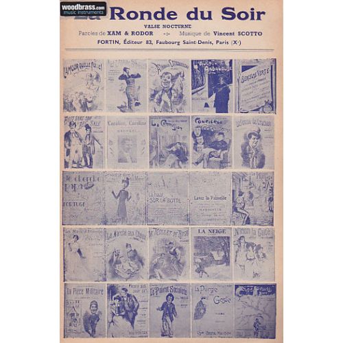 FORTIN SCOTTO V. - LA RONDE DU SOIR - PETIT FORMAT