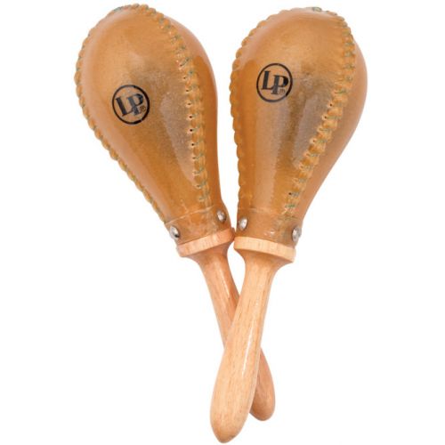 LATIN PERCUSSION LP393-RH - MARACAS SALSA RAWHIDE RAWHIDE 