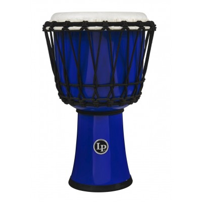 LP1607BL DJEMBE WORLD 7-INCH ROPE TUNED CIRCLE BLAU