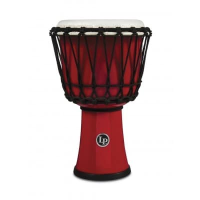 LP1607RD DJEMBE WORLD 7-INCH ROPE TUNED CIRCLE ROT
