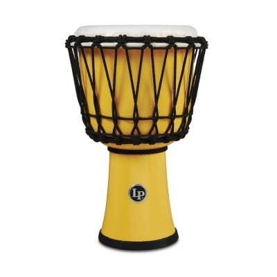 LP1607YL DJEMBE WORLD 7-INCH ROPE TUNED CIRCLE JAUNE