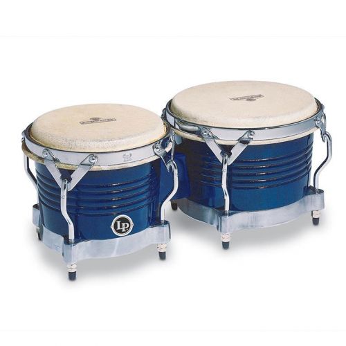 Lp Latin Percussion M201-blwc Bongos Matador Bois Bleu