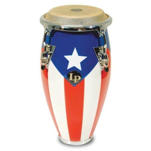 Lp Latin Percussion Lpm198-pr Congas Mini Accordable Puerto Rican Flag