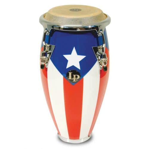 LPM198-PR TUNABLE MINI CONGA PUERTO RICAN FLAG