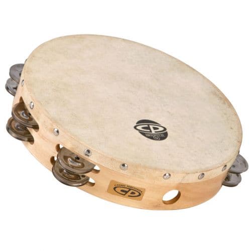 Lp Latin Percussion Cp380 Tambourins Cp Bois 10 Double Rangee