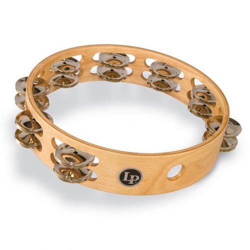 LATIN PERCUSSION LP380B Tambourins Professionel LP Tambourin 2 Rangees 10