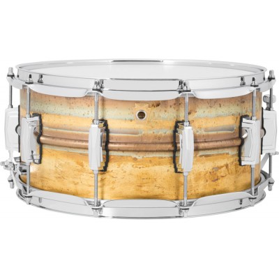 LUDWIG DRUMS Lb464R - 14 X 6.5" Raw Brass