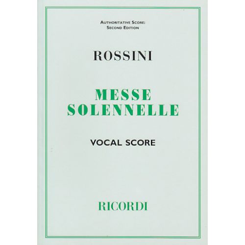  Rossini G. - Messe Solennelle - Vocal Score