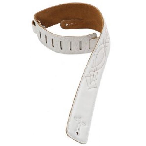 LEVY'S 6.4 CM FULL GRAIN DOUBLE LEATHER WITH WHITE TOPSTITCHING PATTERNS