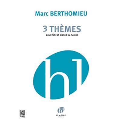 LEMOINE BERTHOMIEU MARC - THEMES (3) - FLUTE, PIANO (OU HARPE)