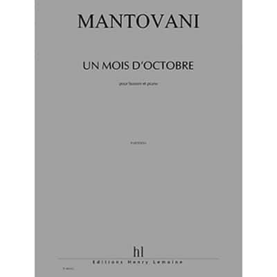 MANTOVANI BRUNO - UN MOIS D'OCTOBRE 