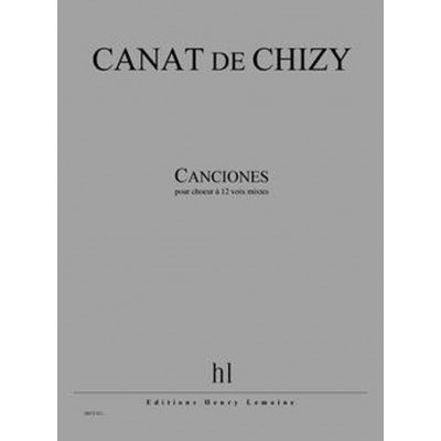 LEMOINE Canat De Chizy Edith - Canciones