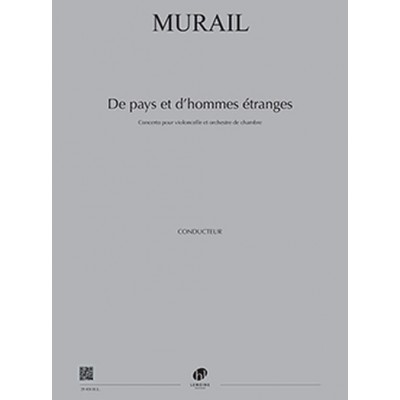 LEMOINE MURAIL TRISTAN - DE PAYS ET D
