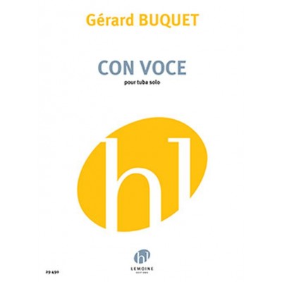 LEMOINE BUQUET GERARD - CON VOCE - TUBA SOLO