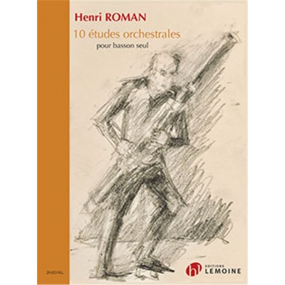 LEMOINE ROMAN HENRI - 12 ETUDES ORCHESTRALES POUR BASSON