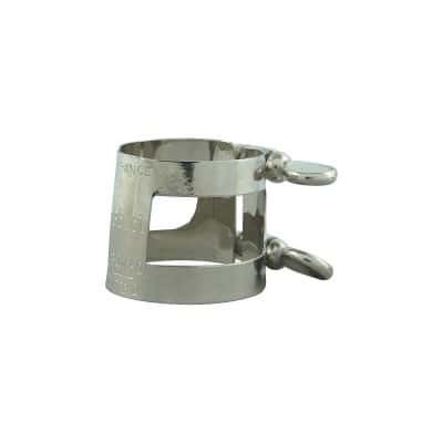 LIGATURE DE CLARINETTE BASSE VIS INVERSEE NICKELEE