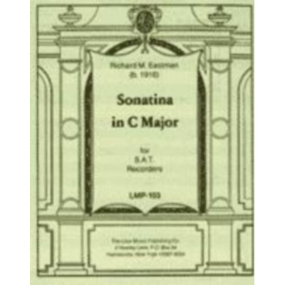 LOUX MUSIC COMPANY EASTMAN RICHARD M. - SONATINA IN C MAJOR - SAT RECORDERS
