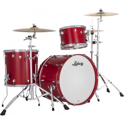LUDWIG DRUMS Ln34233Txpr - Neusonic 22" Fab - Satin Diablo Red