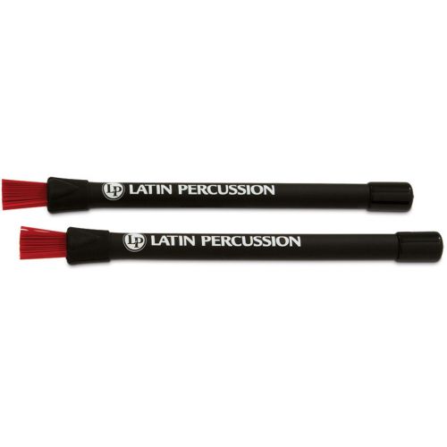 Lp Latin Percussion Lp-ccb -  Balais Pour Cajon Rouge Et Noir