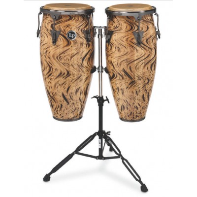 Lp Latin Percussion Lpa646-hc - Set Duo Congas 10 Et 11 Aspire Quinto Et Conga  Havana Cafe