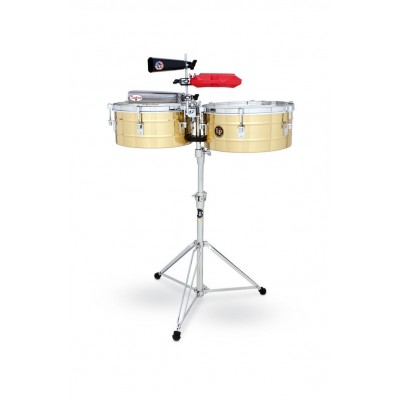 LATIN PERCUSSION Timbales Tito Puente Signature 14/15 - Laiton
