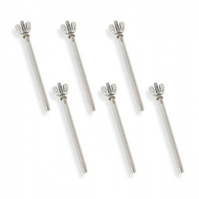 LATIN PERCUSSION LP765 Tiges 3/8? Avec Vis Papillon Pour LP760a 6 Pieces