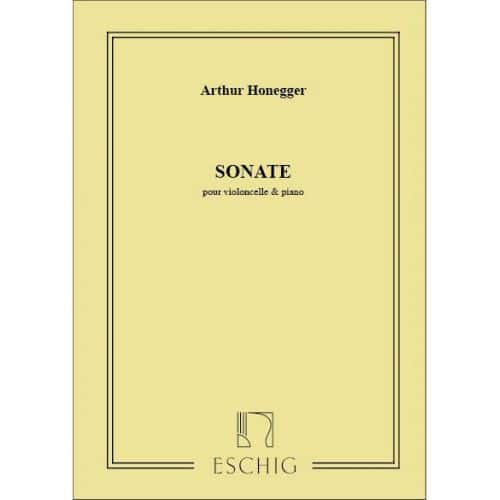 EDITION MAX ESCHIG HONEGGER - SONATE - VIOLONCELLE ET PIANO