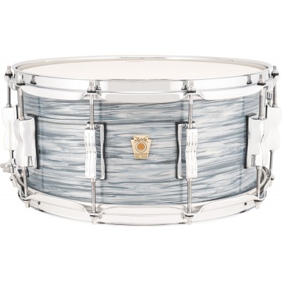 LUDWIG DRUMS LS403XX2Q - 14 X 6.5" Classic Maple Vintage Blue Oyster