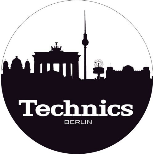 TECHNICS LP SLIPMAT TECHNICS "BERLIN" BLACK/WHITE
