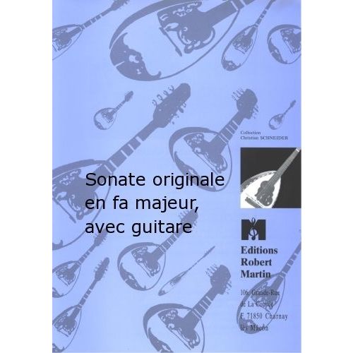 MAJO - SONATE ORIGINALE EN FA MAJEUR, AVEC GUITARE