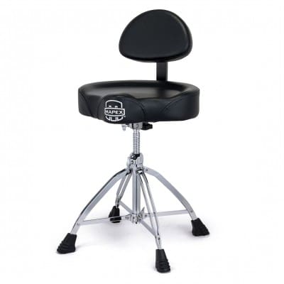 T875 - SADDLE TOP DRUM + BACKREST + DOUBLE BRACED QUAD LEGS