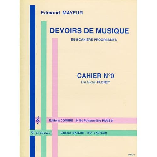 MAYEUR EDMOND - DEVOIRS DE MUSIQUE CAHIER 0