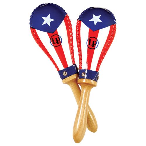 LATIN PERCUSSION Maracas Salsa Puerto Rican Heritage Peau Animale
