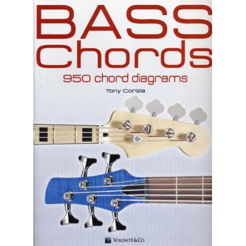 CORIZIA TONY - BASS CHORDS, 950 CHORD DIAGRAMS