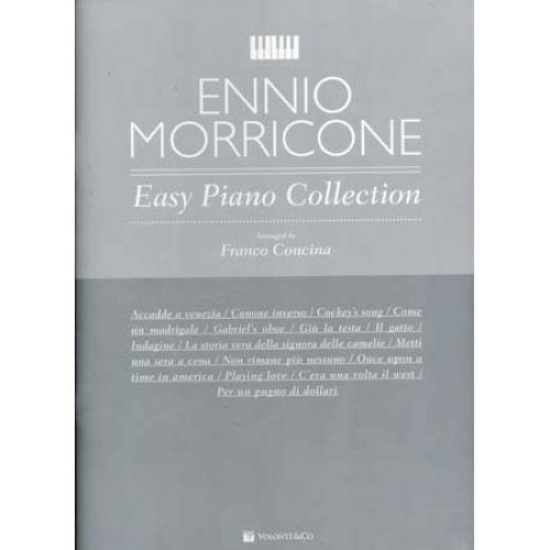 VOLONTE&CO MORRICONE ENNIO - EASY PIANO COLLECTION - PIANO