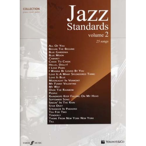 VOLONTE&CO JAZZ STANDARDS VOL.2 25 SONGS - PVG