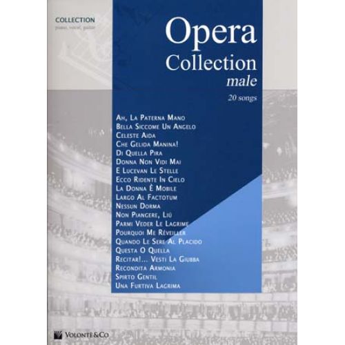  Opera Collection Male 20 Songs - Chant, Piano
