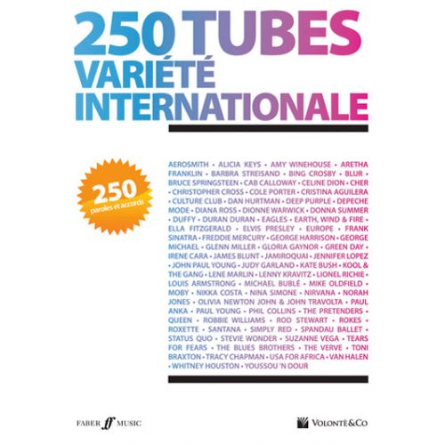 250 TUBES VARIETE INTERNATIONALE - PAROLES, ACCORDS