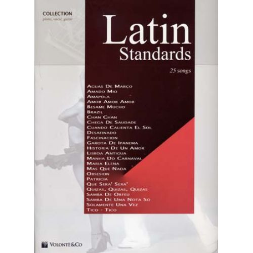 LATIN STANDARDS - 25 SONGS - PVG