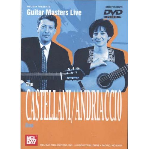  Dvd Guitar Masters Live Castellani/andriaccio Duo