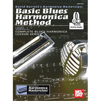 DAVID BARRETT - BASIC BLUES HARMONICA METHOD