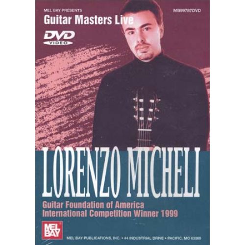  Dvd Guitar Masters Live Micheli Lorenzo